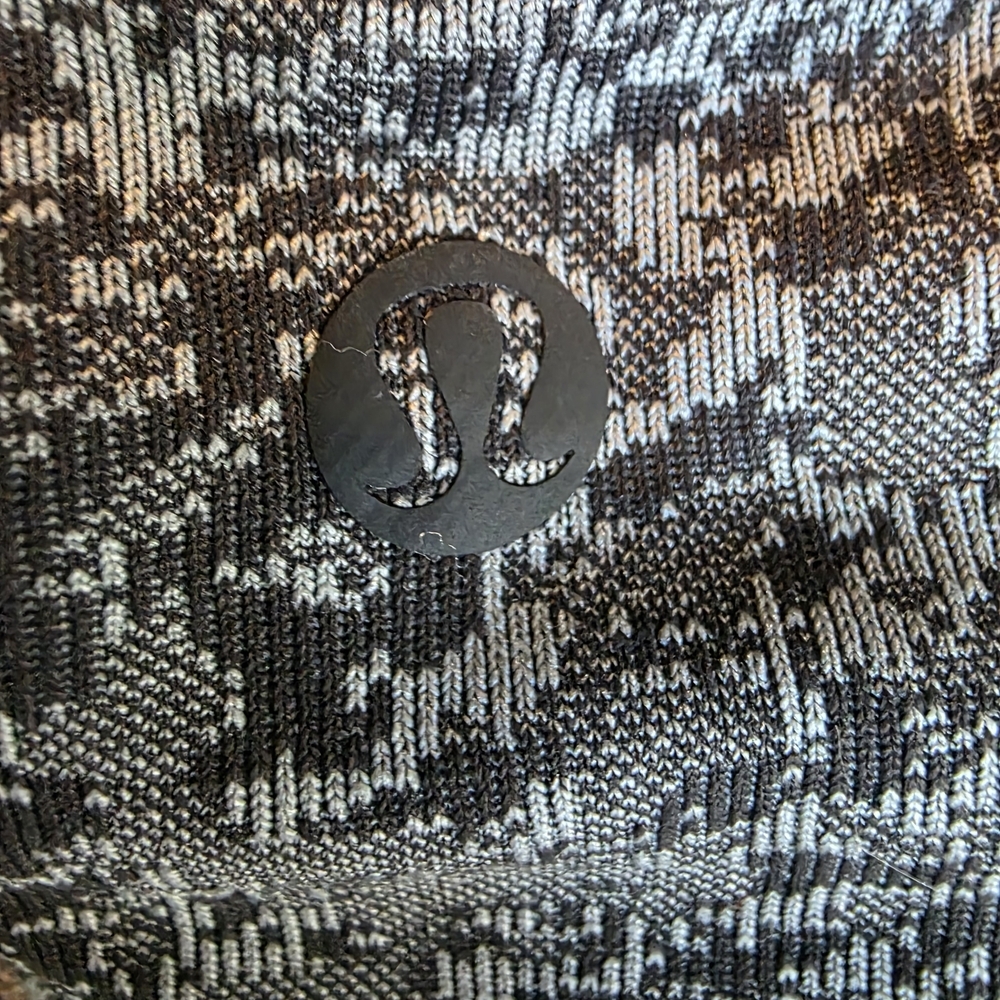 Lululemon Ebb to Train Bra Medium Support, C/D Cup - Pattern Mixing Black / Rhin - Picture 2 of 5